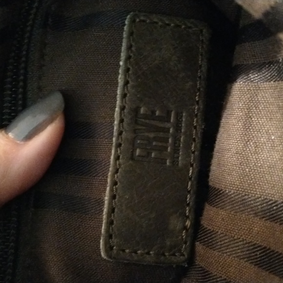 Frye - Melissa Swing Pack Crossbody Bag - Charcoal Grey - Adj. Strap-Pre-owned - Picture 9 of 11